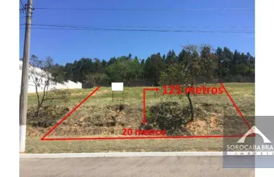 Terreno à venda, 2500 m² por r$ 480.000 - condomínio terras de são lucas - sorocaba/sp, terreno com frente para o lago, excelente localização