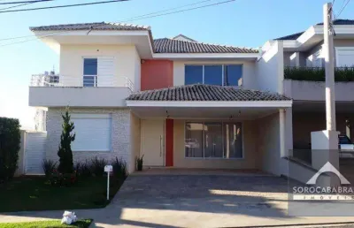 Sobrado com 4 dormitórios à venda, 347 m² por r$ 2.600.000,00 - condomínio village sunset - sorocaba/sp