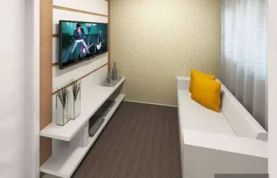 Apartamento com 1 dormitório à venda, 34 m² por r$ 135.000,00 - wanel ville - sorocaba/sp