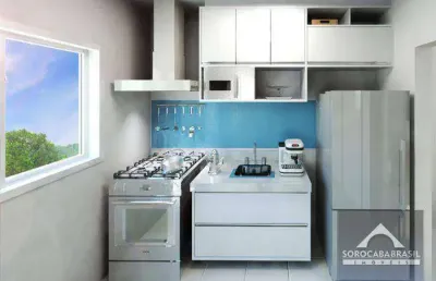 Apartamento com 1 dormitório à venda, 30 m² por r$ 150.000,00 - wanel ville - sorocaba/sp