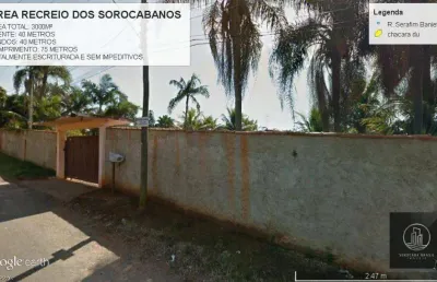Área à venda, 3000 m² por r$ 1.500.000,00 - caguaçu - sorocaba/sp