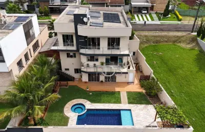 Sobrado à venda, 376 m² por r$ 3.900.000,00 - condomínio sun lake residence - londrina/pr