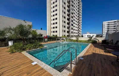 Lê chalet - apartamento com 2 dormitórios à venda, 50 m² por r$ 375.000 - parque jamaica - londrina/pr