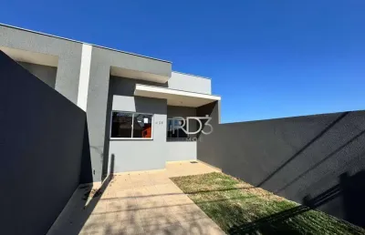 Casa com 3 dormitórios à venda, 68 m² por r$ 299.000,00 - jardim colúmbia d - londrina/pr