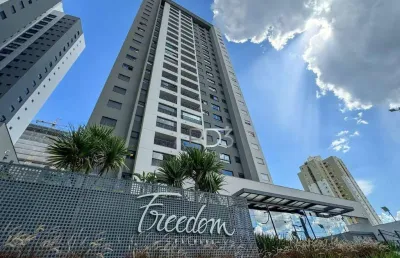Apartamento com 2 dormitórios à venda, 73 m² por r$ 700.000,00 - edifício freedom palhano - londrina/pr