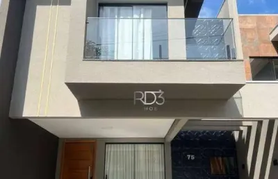 Sobrado com 3 dormitórios à venda, 140 m² por r$ 960.000 - condomínio morada das flores - cambé/pr
