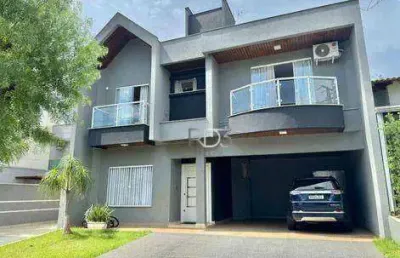 Sobrado com 4 dormitórios à venda, 240 m² de área construída - r$ 1.650.000 - condomínio aspen park residence