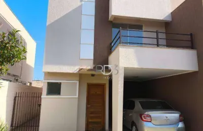Sobrado com 3 dormitórios à venda, 123 m² por r$ 550.000,00 - jardim jockey club - londrina/pr
