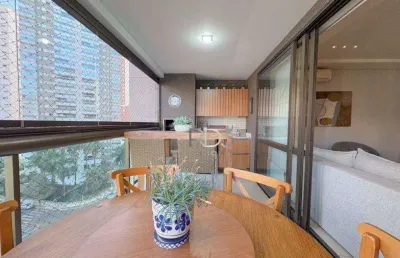 Apartamento com 3 dormitórios para alugar, 120 m² por r$ 7.500/mês - gleba fazenda palhano - londrina/pr