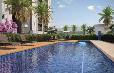 Apartamento com 2 dormitórios à venda, 43 m² por r$ 264.000,00 - alto de pinheiros - paulínia/sp