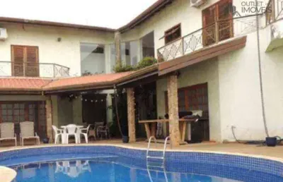 Casa com 5 suites à venda r$ 3.300.000 - santa terezinha - paulínia/sp