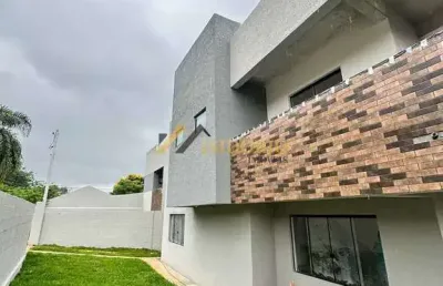 Excelente sobrado novo!!! 03 qtos., suíte, amplo quintal, lazer