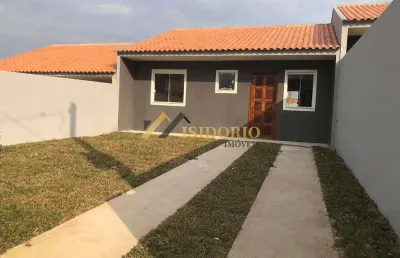 Excelente casa nova! 03 qtos., vaga de garagem, bem localizado.