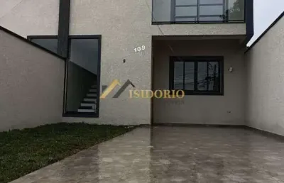 Excelente sobrado novo!!! 03 qtos., suíte, sacada, área gourmet