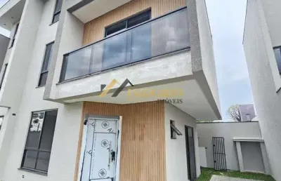 Excelente sobrado novo!!! arquitetura moderna, suíte, sacada