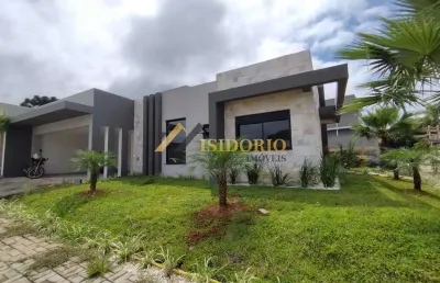Excelente casa nova! 02 qtos., suíte, área gourmet c/ churras.