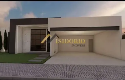 Bela casa nova! 03 qtos., suíte, área gourmet c/ 17m².