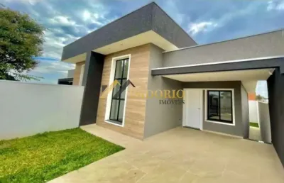Casa nova iguaçu! 03 quartos, suíte, área gourmet.churrasqueira