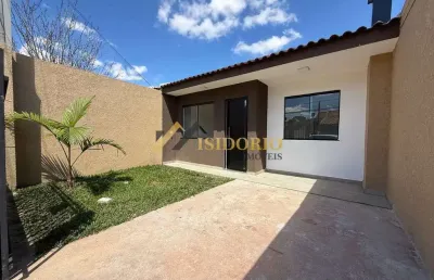 Casa em fazenda rio grande! quintal, acabamento alto padrão
