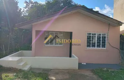 Casa no jd. osasco, colombo! 02 quartos, amplo terreno, 282m2