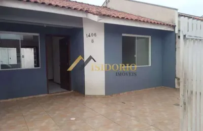 Casa em fazenda rio grande! 02 quartos, vaga de garagem