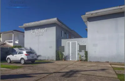 Casa térrea em village com 2 quartos, 64m² por r$ 450.000 - maitinga - bertioga/sp