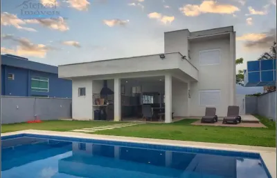 Casa com 4 suítes, 257m² por r$ 2.200.000 - bougainville - bertioga/sp
