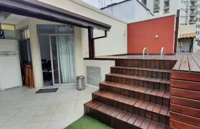 Cobertura duplex no ingá,3 quartos sendo 1 suíte,2 vagas, varanda,mobiliado,piscina,churrasqueira,condomínio com portaria 24h.agende uma visita!