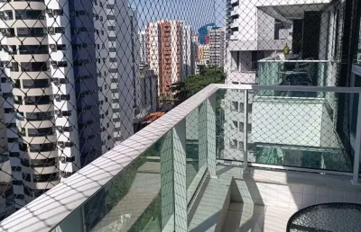 Venda em boa viagem - vista mar, 3 qts, 2 vgs, lazer completo,