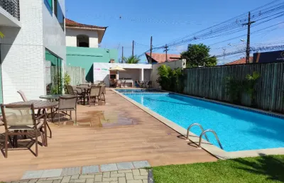 No barro, com 3 qts, andar alto, com finamente planejado, ventilado.