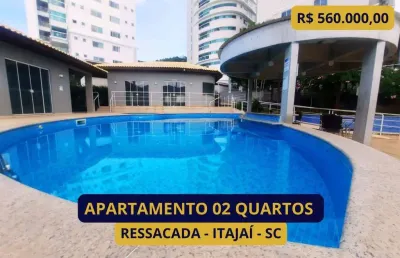 Apartamento para venda em itajaí, ressacada, 2 dormitórios, 1 banheiro, 1 vaga