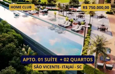 Apartamento para venda em itajaí, são vicente, 3 dormitórios, 1 suíte, 2 banheiros, 2 vagas