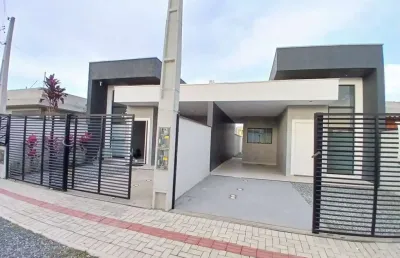 Casa para venda em barra velha, itajuba, 3 dormitórios, 1 suíte, 2 banheiros, 2 vagas