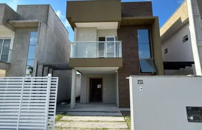 Casa para venda em barra velha, nova barra velha, 3 dormitórios, 1 suíte, 3 banheiros, 2 vagas