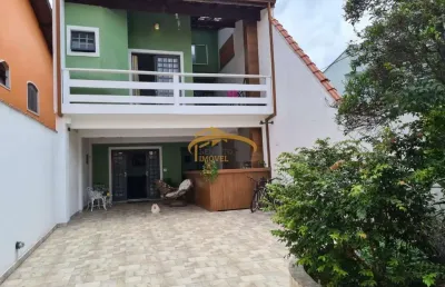 Sobrado para venda jardim das flores, osasco, com 4 suítes, 4 vagas de garagem, quintal com churrasqueira.