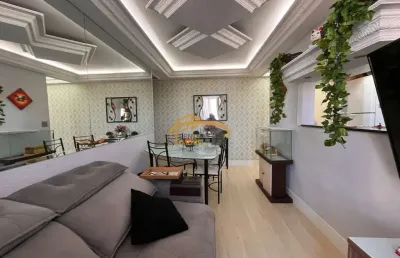 Apartamento a venda quitaúna, com 2 dormitórios, 1 vaga de garagem, lazer, próximo a estação de trem cptm.