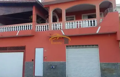 Sobrado à venda em osasco-sp, jardim d'abril, 3 quartos, 1 sala, 2 banheiros, 6 vagas de garagem e edícula em 250m². venha conferir!