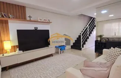 Sobrado para venda, bela vista, osasco, com 3 suítes, sala para 2 ambientes, planejados, quintal com churrasqueira, 4 vagas de garagem.