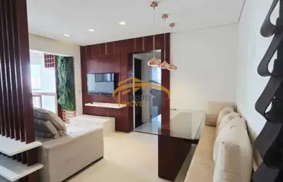Apartamento mobiliado para locação, square, osasco, com 2 dormitórios, sacada, 1 vaga de garagem, condomínio com lazer completo.