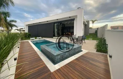 Casa com 3 dormitórios à venda, 274 m² por r$ 2.800.000,00 - alphaville nova esplanada - votorantim/sp