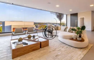 Sobrado com 3 dormitórios à venda, 450 m² por r$ 3.990.000,00 - alphaville nova esplanada - votorantim/sp