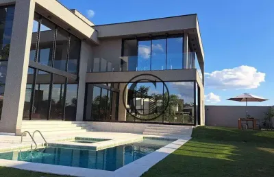 Sobrado com 5 dormitórios à venda, 308 m² por r$ 4.590.000,00 - alphaville nova esplanada - votorantim/sp