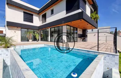 Sobrado com 3 dormitórios à venda, 276 m² por r$ 2.750.000,00 - alphaville nova esplanada - votorantim/sp