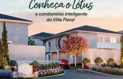 Sobrado com 3 dormitórios à venda, 113 m² por r$ 850.000,00 - condomínio villa flora - votorantim/sp