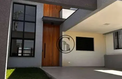 Casa com 3 dormitórios à venda, 106 m² por r$ 635.000,00 - condomínio horto florestal villaggio  - sorocaba/sp