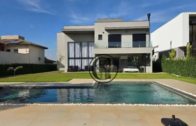Sobrado com 4 dormitórios à venda, 420 m² por r$ 4.500.000,00 - fazenda alvorada - porto feliz/sp