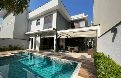 Sobrado com 4 dormitórios à venda, 330 m² por r$ 2.700.000,00 - condomínio sunset - sorocaba/sp