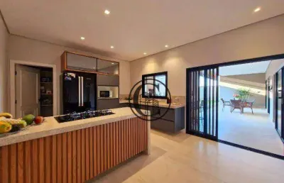 Casa térrea com 04 suítes - piscina - espaço gourmet - condomínio monte carlo