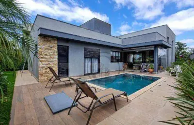 Casa com 3 dormitórios à venda, 221 m² por r$ 2.690.000,00 - alphaville nova esplanada - votorantim/sp