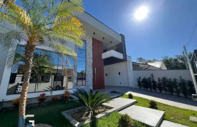 A casa dos sonhos com alto padrão de acabamento no vale verde - palhoça